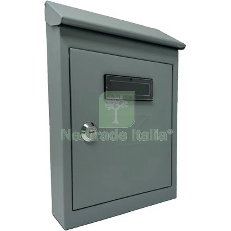 Cassetta Posta Tradizione + Cilindro Mini Acciaio Vern Grigio 175X50 H 260 Colore Grigio MM 175x50x260 — Serrature e cilindri — rif. FERX.VIR2331740