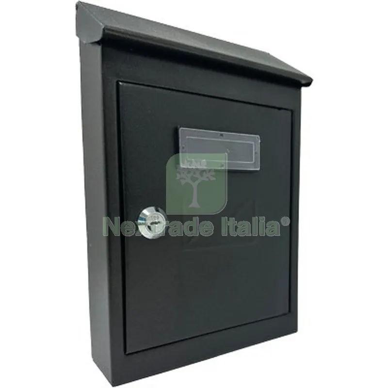 Cassetta Posta Tradizione + Cilindro Mini Acciaio Vern Nero 175X50 H.260 Colore Nero MM 175x50x260 — Serrature e cilindri — rif. FERX.VIR2331742 Cassetta Posta Tradizione + Cilindro Mini Acciaio Vern Nero 175X50 H.260 Colore Nero MM 175x50x260 — Serrature e cilindri — rif. FERX.VIR2331742
