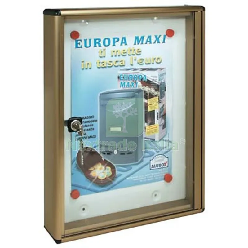 Bacheca Porta Avvisi Alubox Alluminio Bronzato 1XA4 MM 300X50 H.MM 400 MM 300x50x400 Posti 1 — Casalinghi e organizzazione — rif. FERX.VIR2332070