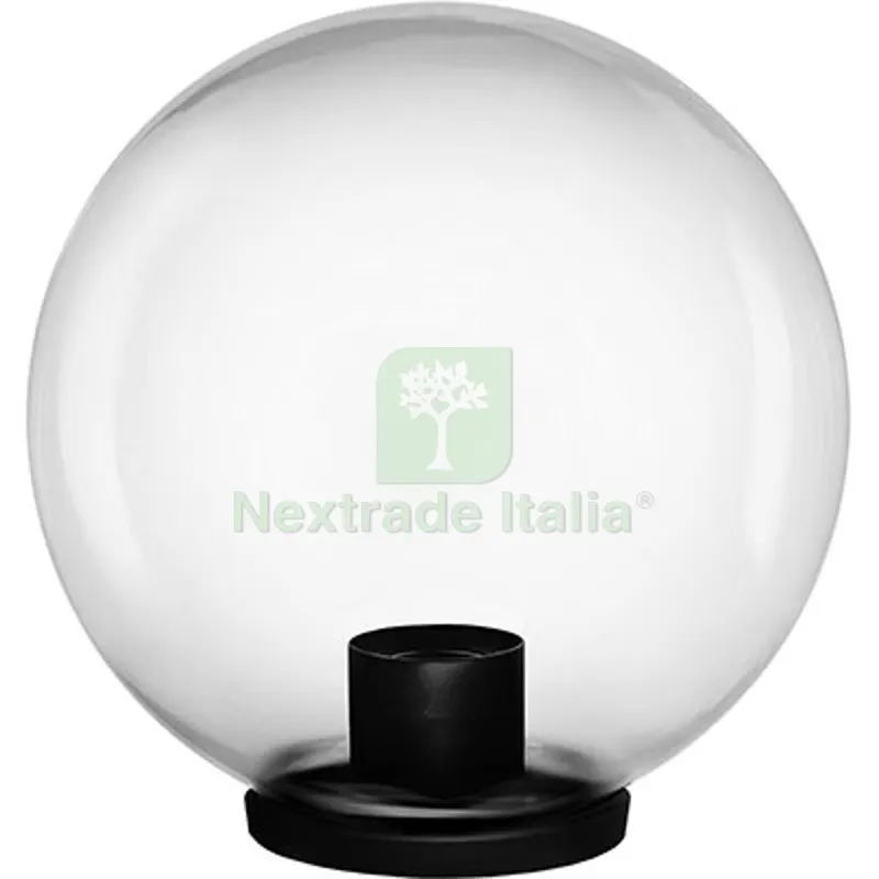 2PZ LAMPIONE GLOBO TRASPARENTE CM 30 VOLT 230 MAX WATT 100 E27 Attacco E27 W 100 — Illuminazione — rif. FERX.VIR2332448
