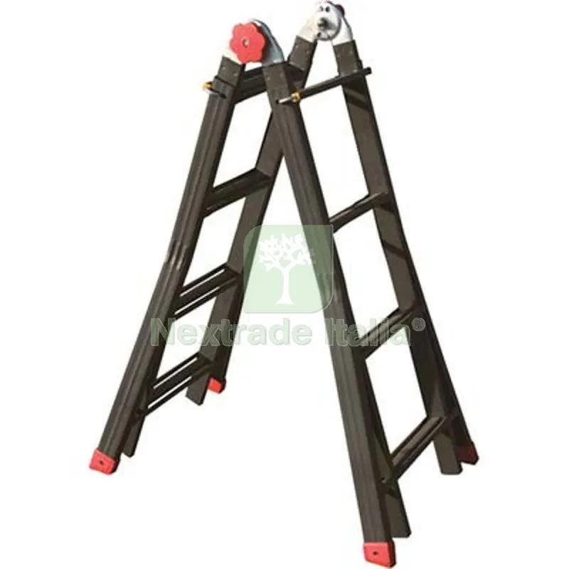 SCALA TELESCOPICA PHENOMENA AUTO SICOS ACCIAIO H.CM 112/390 PIOLI 4+4 — Scale e sgabelli — rif. FERX.VIR2335835 SCALA TELESCOPICA PHENOMENA AUTO SICOS ACCIAIO H.CM 112/390 PIOLI 4+4 — Scale e sgabelli — rif. FERX.VIR2335835