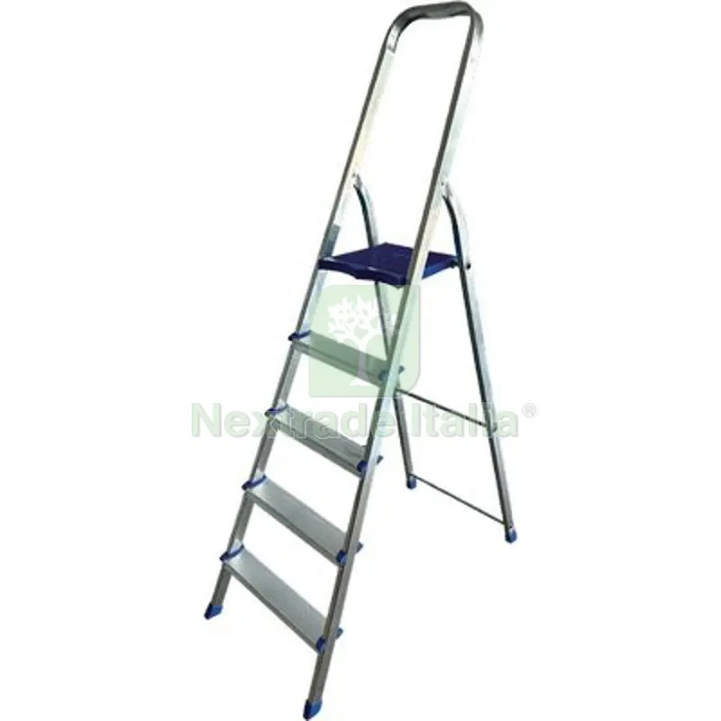 SCALA LIBRETTO TITAN SICOS ALLUMINIO/POLIPROPILENE GRADINI 4 H.CM 88 — Pile e batterie — rif. FERX.VIR2335829