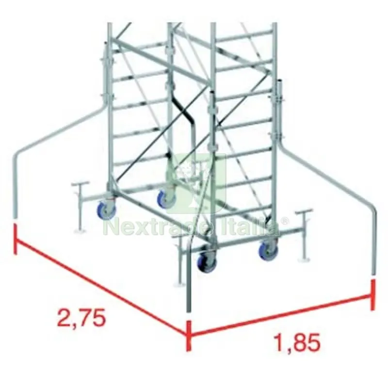 BARRE STABILIZZ X TRABATTELLO GRIM EU 75 MARCHETTI CF=PZ 4 — Scale e ponteggi — rif. FERX.VIR2362208 BARRE STABILIZZ X TRABATTELLO GRIM EU 75 MARCHETTI CF=PZ 4 — Scale e ponteggi — rif. FERX.VIR2362208