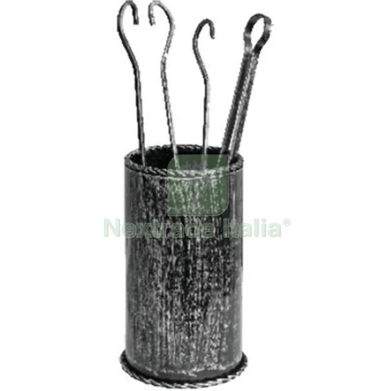 Piantana Camino Kit Cilindro Ferro Battuto H.CM 50 CF=PZ 5 CM 16x40 — Serrature e cilindri — rif. FERX.VIR2430865