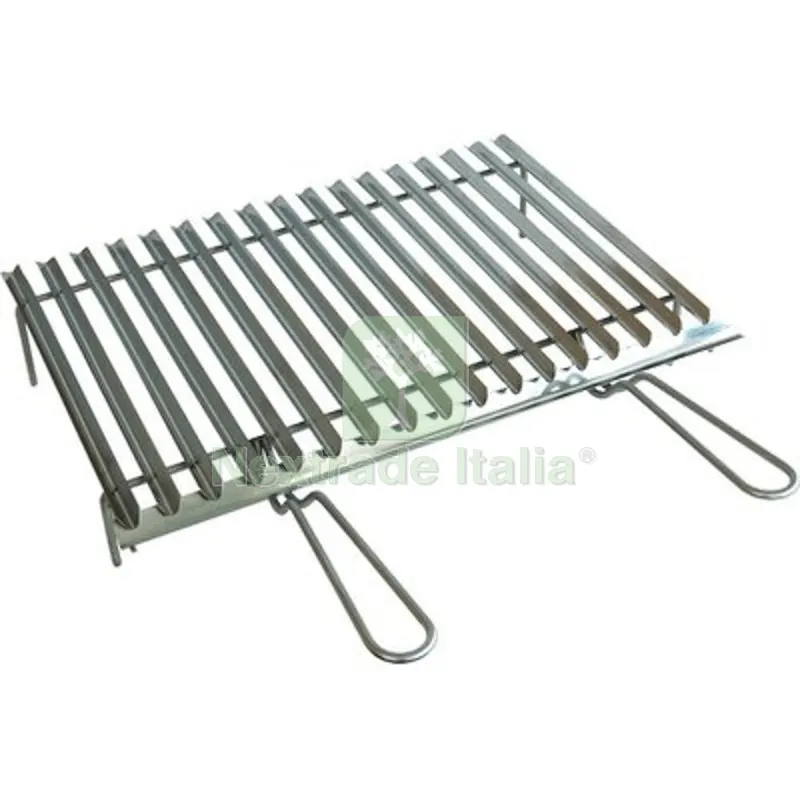 Graticola Barbecue Recupero Grasso Ompagrill Inox Manici 2 CM 60X40 Manici 1 — Tempo libero outdoor — rif. FERX.VIR2441006