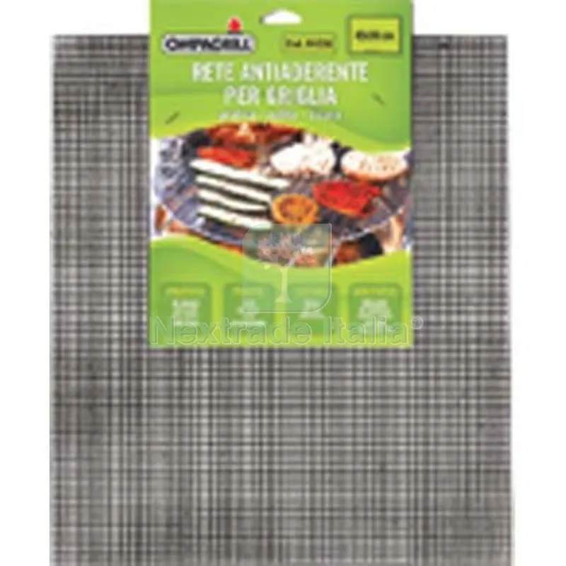 3PZ Rete Antiaderente Graticola Barbecue Ompagrill CM 42X36 — Tempo libero outdoor — rif. FERX.VIR2441029 3PZ Rete Antiaderente Graticola Barbecue Ompagrill CM 42X36 — Tempo libero outdoor — rif. FERX.VIR2441029