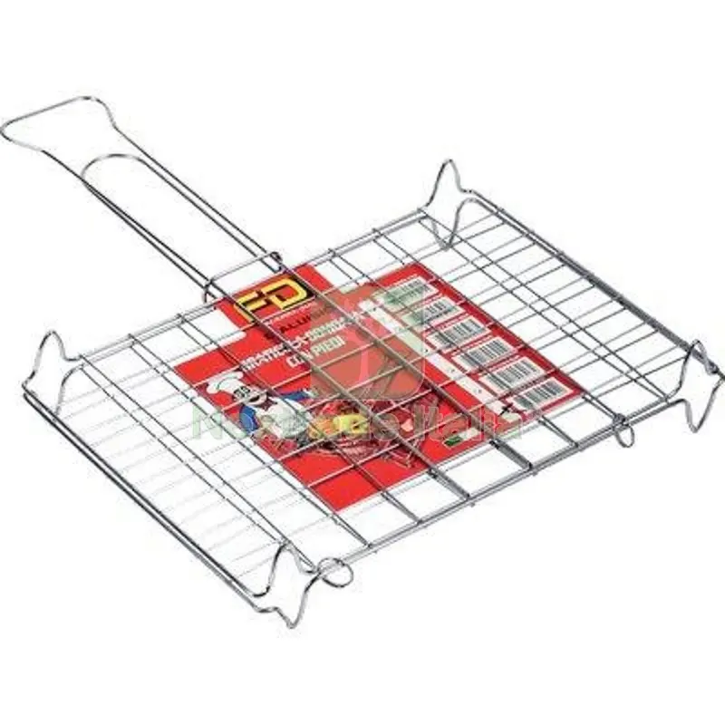 2PZ Graticola Barbecue a Barre Doppia FD Acciaio Cromato CM 30X25 — Tempo libero outdoor — rif. FERX.VIR2441051
