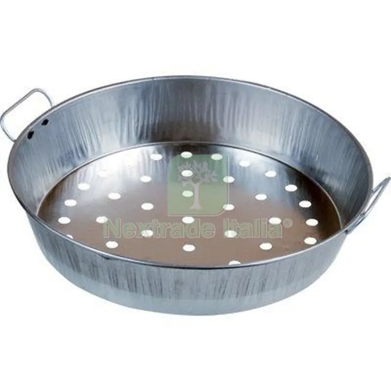 10PZ PADELLA X CALDARROSTE STANDARD FERRO CM 26 — Cucina e coltelleria — rif. FERX.VIR2445236