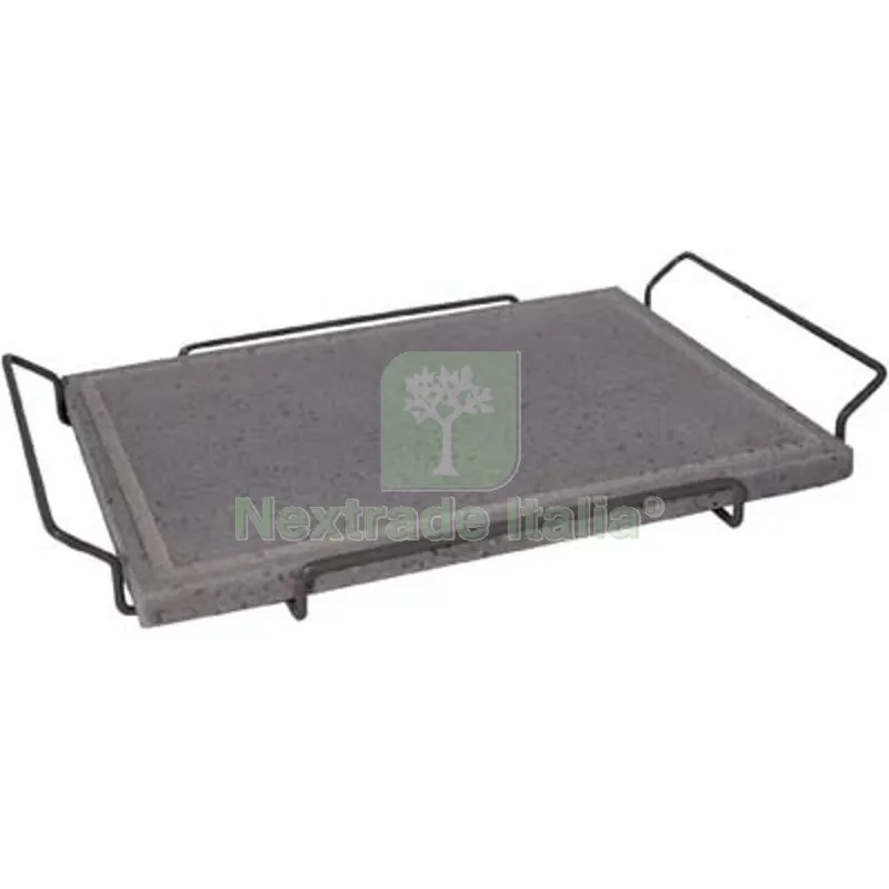 Bistecchiera Pietra Lavica + Base CM 30X40 CM 40x30 — Tempo libero outdoor — rif. FERX.VIR2446010 Bistecchiera Pietra Lavica + Base CM 30X40 CM 40x30 — Tempo libero outdoor — rif. FERX.VIR2446010