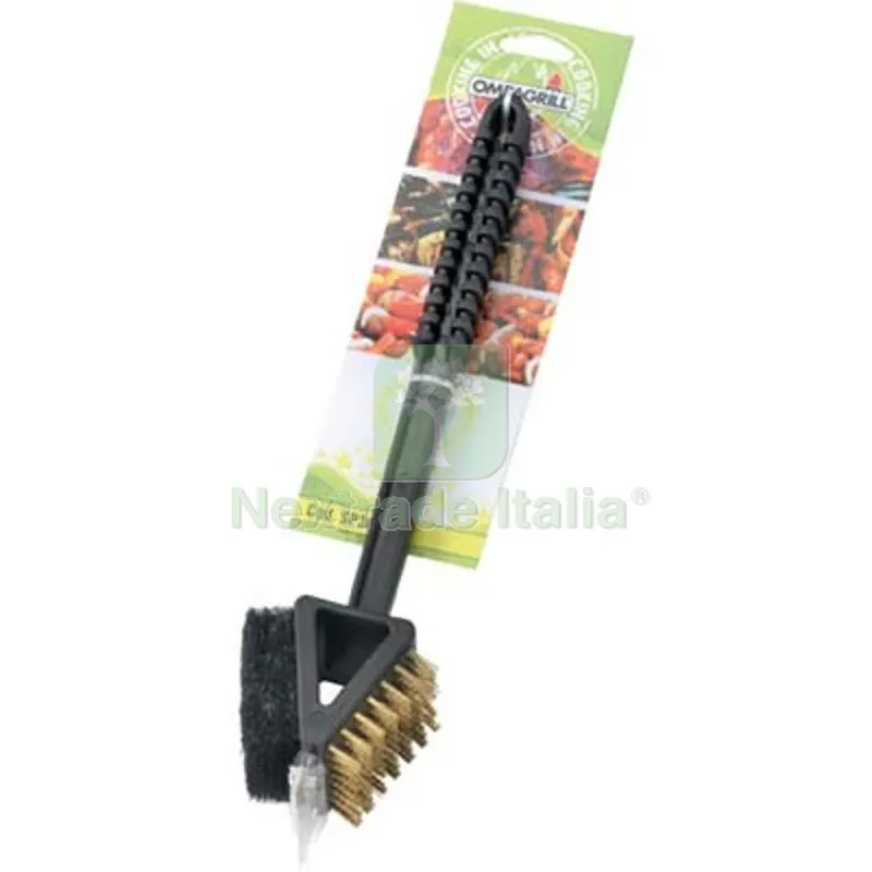 3PZ Spazzola Barbecue SP360 Ompagrill Spugna Abrasiva + Spazzola Ottone CM 36 — Tempo libero outdoor — rif. FERX.VIR2446124 3PZ Spazzola Barbecue SP360 Ompagrill Spugna Abrasiva + Spazzola Ottone CM 36 — Tempo libero outdoor — rif. FERX.VIR2446124