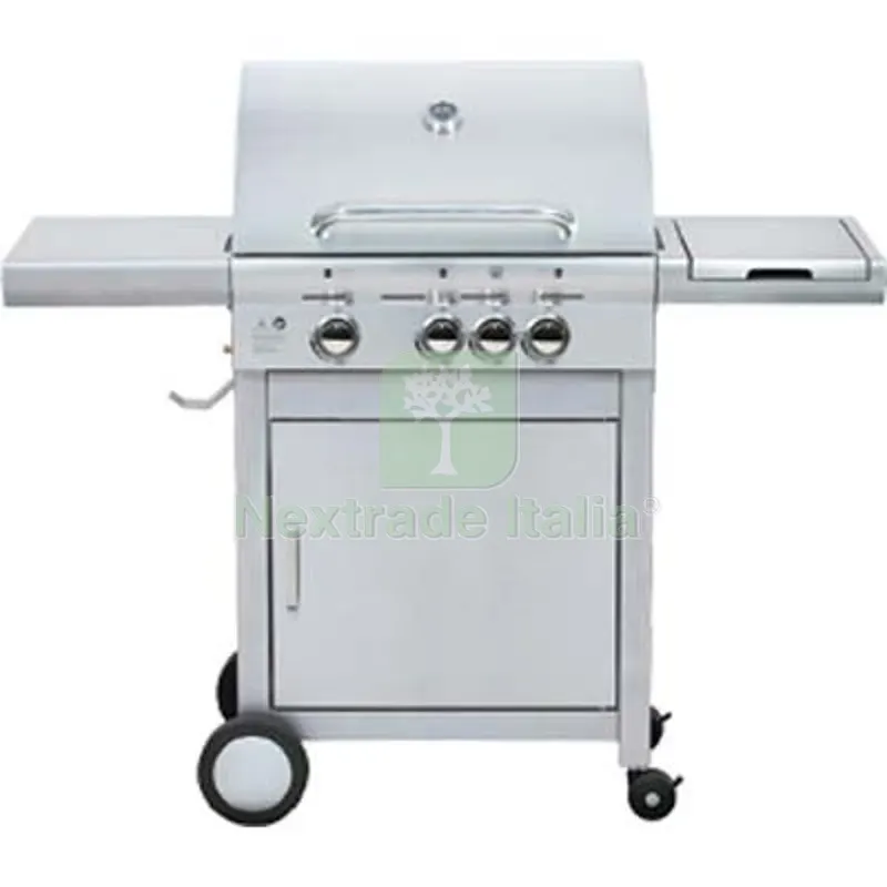 Barbecue GAS Polka 3+1 Domus Fuochi 3+1 CM 134X54 H.CM 115 — Tempo libero outdoor — rif. FERX.VIR2446263 Barbecue GAS Polka 3+1 Domus Fuochi 3+1 CM 134X54 H.CM 115 — Tempo libero outdoor — rif. FERX.VIR2446263