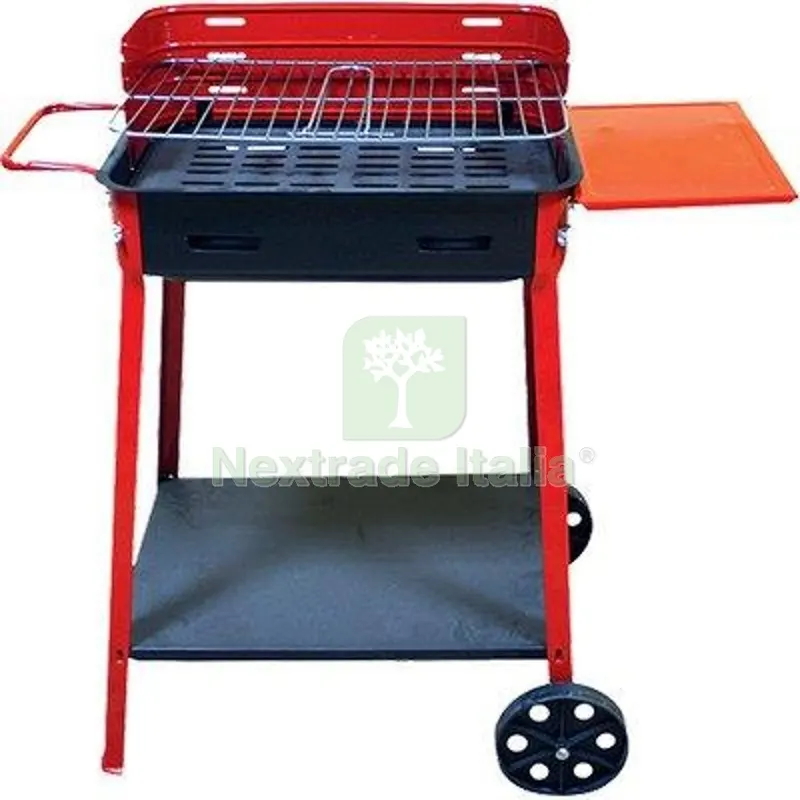 Barbecue Carbonella + Ruote FD CM 45X30 H.CM 85 CM 45x30x85 — Tempo libero outdoor — rif. FERX.VIR2446458 Barbecue Carbonella + Ruote FD CM 45X30 H.CM 85 CM 45x30x85 — Tempo libero outdoor — rif. FERX.VIR2446458