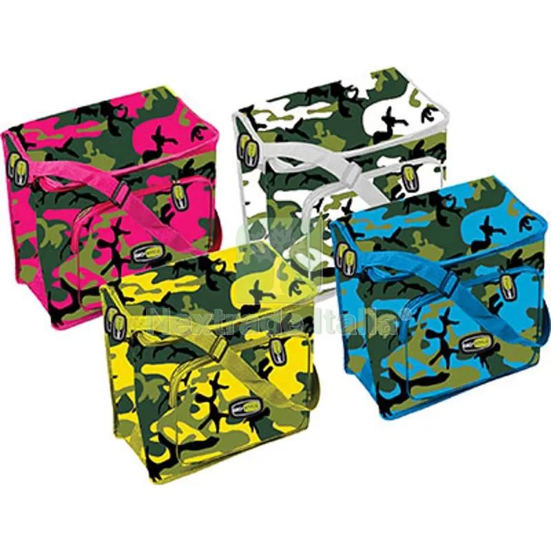 2PZ Borsa Termica Camouflage 20 Giostyle LT 20 CM 35X21X30 Colori MIX — Borracce e bottiglie — rif. FERX.VIR2510360 2PZ Borsa Termica Camouflage 20 Giostyle LT 20 CM 35X21X30 Colori MIX — Borracce e bottiglie — rif. FERX.VIR2510360