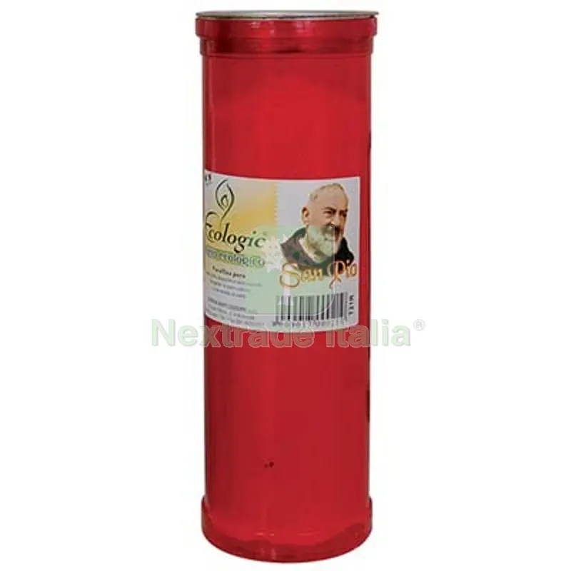 20PZ Cero Votivo Rosso T.60K MM 65X210 GR 200 Mod T60.K — Tempo libero outdoor — rif. FERX.VIR2519078 20PZ Cero Votivo Rosso T.60K MM 65X210 GR 200 Mod T60.K — Tempo libero outdoor — rif. FERX.VIR2519078