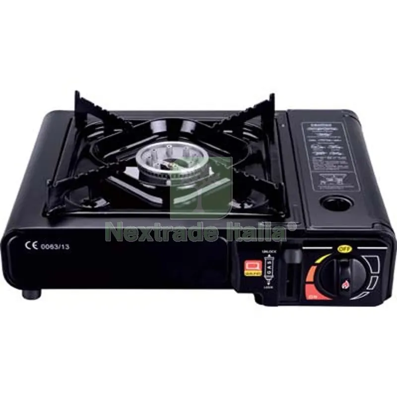 Fornello GAS a Cartuccia Bistro Effe Acciaio Verniciato Bruciatore 1 KW 2,2 W 2200 — Tempo libero outdoor — rif. FERX.VIR2540005 Fornello GAS a Cartuccia Bistro Effe Acciaio Verniciato Bruciatore 1 KW 2,2 W 2200 — Tempo libero outdoor — rif. FERX.VIR2540005