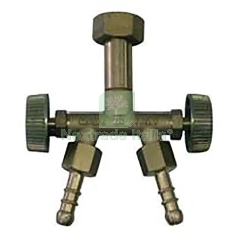 CROCIERA GPL 3 VIE + DADO BOMBOLA + RUBINETTI OTTONE MM 10 — Bulloni, dadi e rondelle — rif. FERX.VIR2541081