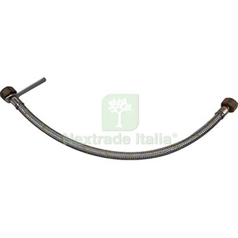 2PZ TUBO GAS TRECCIA X CENTRALINE + CHIAVE ACCIAIO ZINCATO 1/2F CM 100 DIAMETRO POLLICI 1/2" — Tubi e raccordi — rif. FERX.VIR2545353 2PZ TUBO GAS TRECCIA X CENTRALINE + CHIAVE ACCIAIO ZINCATO 1/2F CM 100 DIAMETRO POLLICI 1/2" — Tubi e raccordi — rif. FERX.VIR2545353
