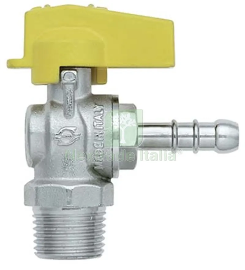 Valvola Sfera GAS a Squadra 586 Bugatti Ottone Nichelato MM 8X1/2M Diametro Mmxpollici 8x1/2" — Rubinetti e valvole — rif. FERX.VIR2546313 Valvola Sfera GAS a Squadra 586 Bugatti Ottone Nichelato MM 8X1/2M Diametro Mmxpollici 8x1/2" — Rubinetti e valvole — rif. FERX.VIR2546313