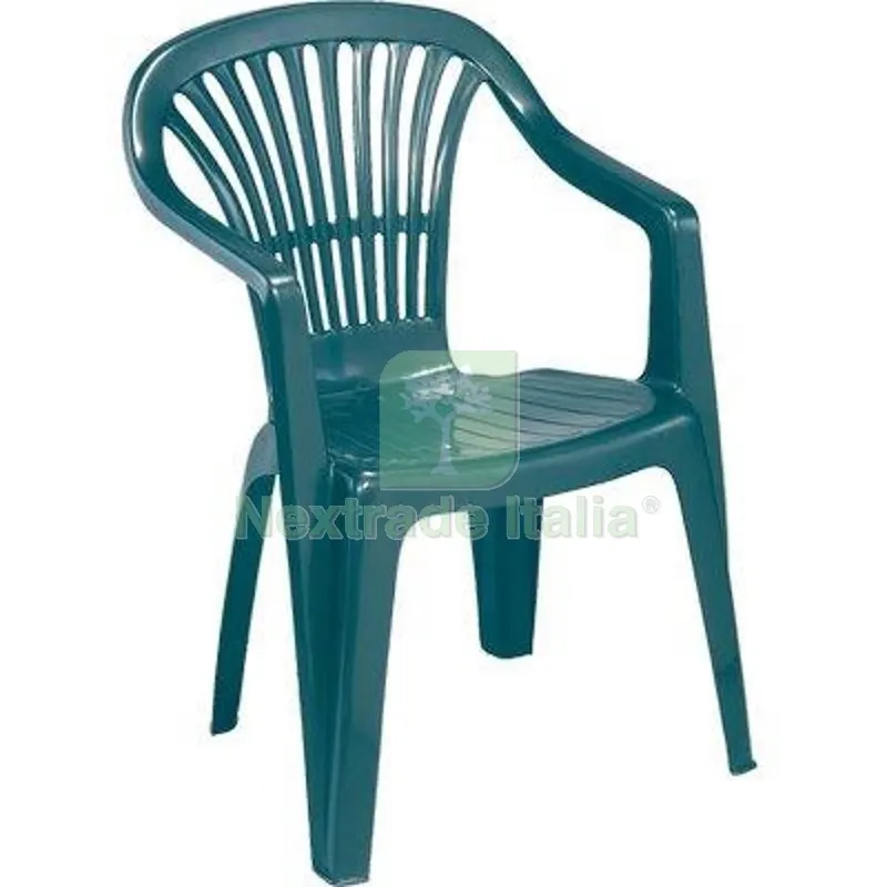 Sedia Scilla + Braccioli Progarden PP Verde CM 54X53 H.CM 80 CM 50x53x80 Colore Verde — Arredo — rif. FERX.VIR2600261