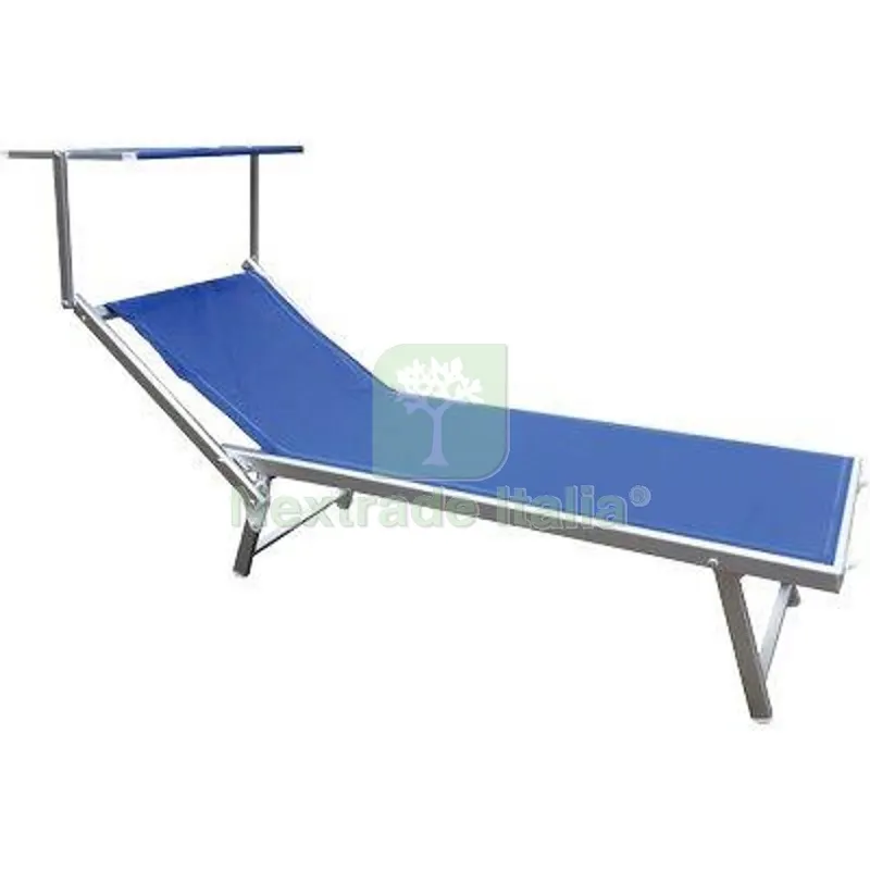 2PZ Lettino Malibu NEW Pool Domus Alluminio/Text Blu CM 71X188 H.CM 41 Colore Blu — Tempo libero outdoor — rif. FERX.VIR2613008 2PZ Lettino Malibu NEW Pool Domus Alluminio/Text Blu CM 71X188 H.CM 41 Colore Blu — Tempo libero outdoor — rif. FERX.VIR2613008