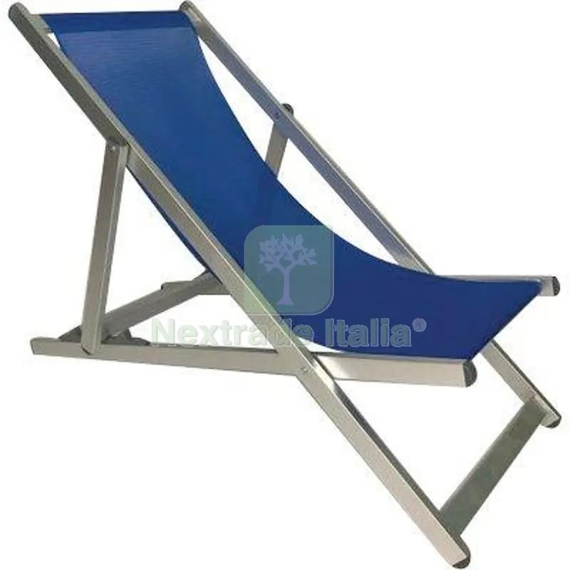 Sdraio Ostia Domus Alluminio/Text Blu CM 83X57H.CM 108 Colore Blu — Tempo libero outdoor — rif. FERX.VIR2613013 Sdraio Ostia Domus Alluminio/Text Blu CM 83X57H.CM 108 Colore Blu — Tempo libero outdoor — rif. FERX.VIR2613013