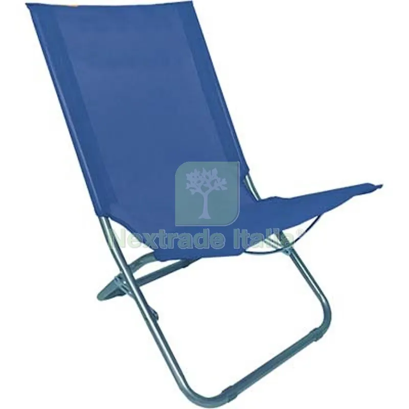 Spiaggina Sunny Domus Acciaio/Poly Blu CM 42X63 H.CM 75 Colore Blu — Tempo libero outdoor — rif. FERX.VIR2613022