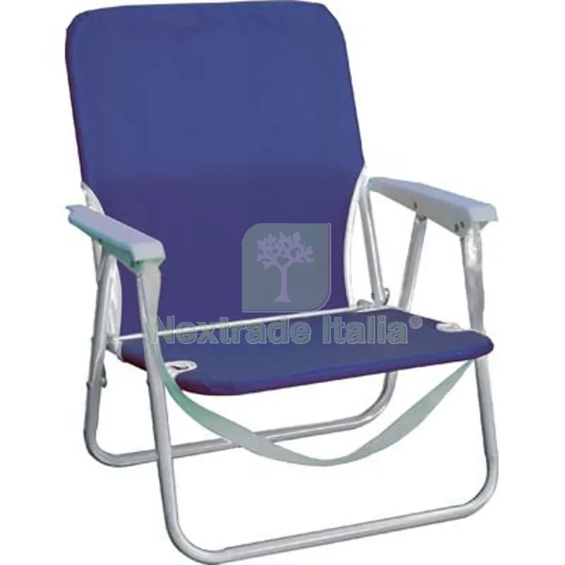 Spiaggina Comoda Domus Acciaio/Poly CM 53X56 H.CM 70 Colore Blu — Tempo libero outdoor — rif. FERX.VIR2613031