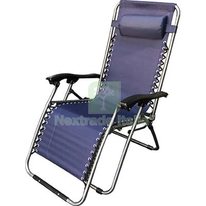 Sdraio Virtus Domus Acciaio/Text Blu CM 90/165X65 H.CM 112 Colore Blu — Tempo libero outdoor — rif. FERX.VIR2613032 Sdraio Virtus Domus Acciaio/Text Blu CM 90/165X65 H.CM 112 Colore Blu — Tempo libero outdoor — rif. FERX.VIR2613032