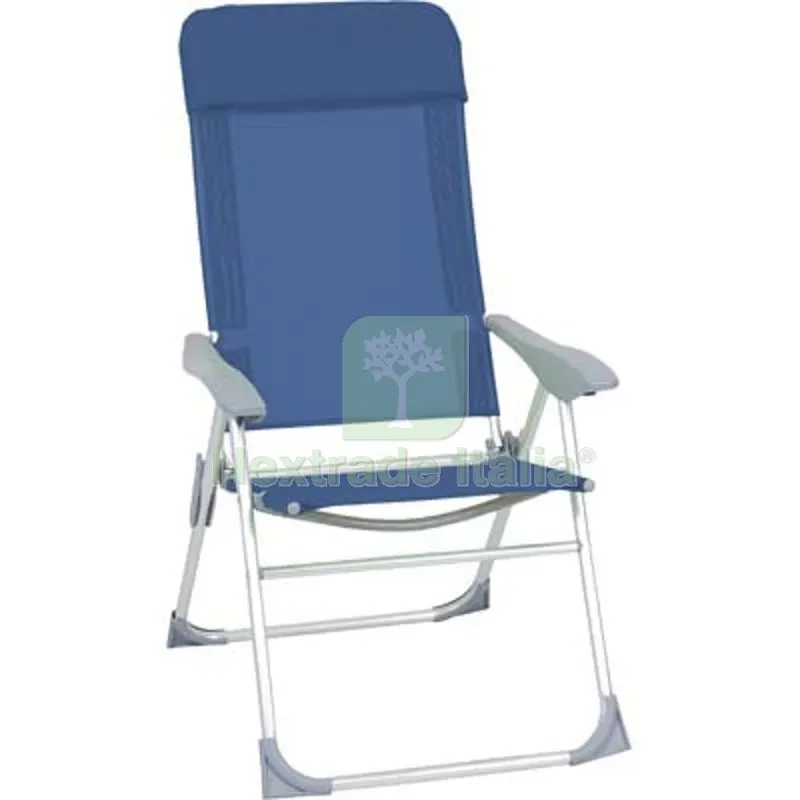 Sdraio Comfort Domus Alluminio/Text Blu CM 61X62 H.CM 113 — Tempo libero outdoor — rif. FERX.VIR2613035 Sdraio Comfort Domus Alluminio/Text Blu CM 61X62 H.CM 113 — Tempo libero outdoor — rif. FERX.VIR2613035