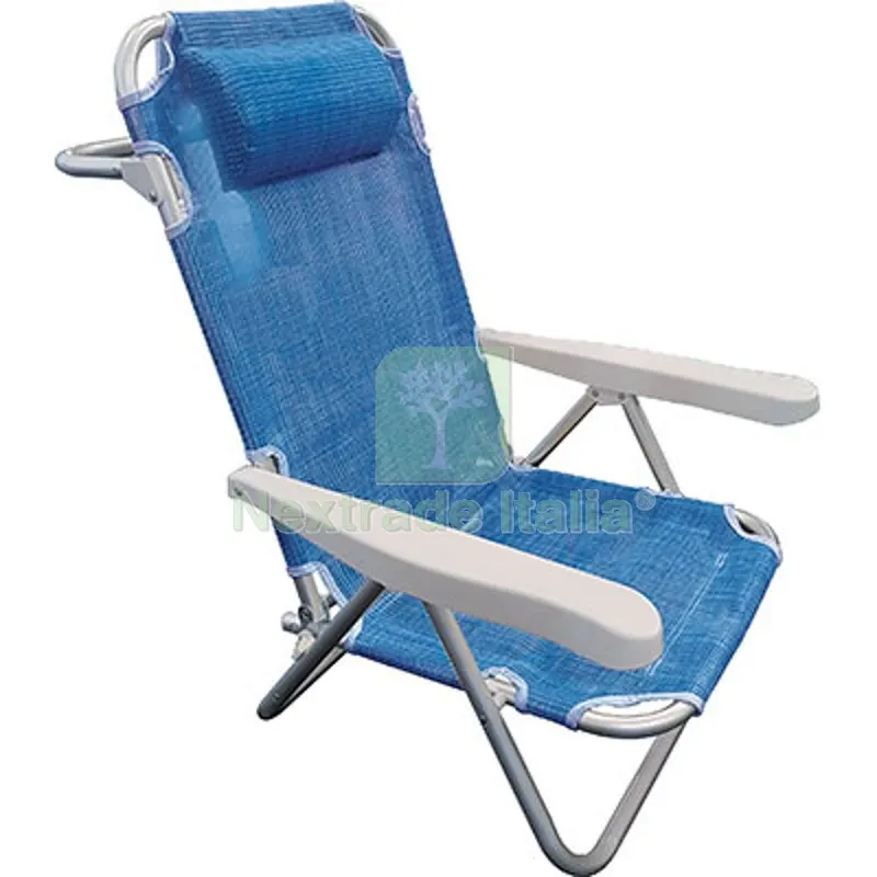 Spiaggina Comfort Domus Alluminio/Text Blu CM 61X53 H.CM 81 Colore Blu — Tempo libero outdoor — rif. FERX.VIR2613039 Spiaggina Comfort Domus Alluminio/Text Blu CM 61X53 H.CM 81 Colore Blu — Tempo libero outdoor — rif. FERX.VIR2613039