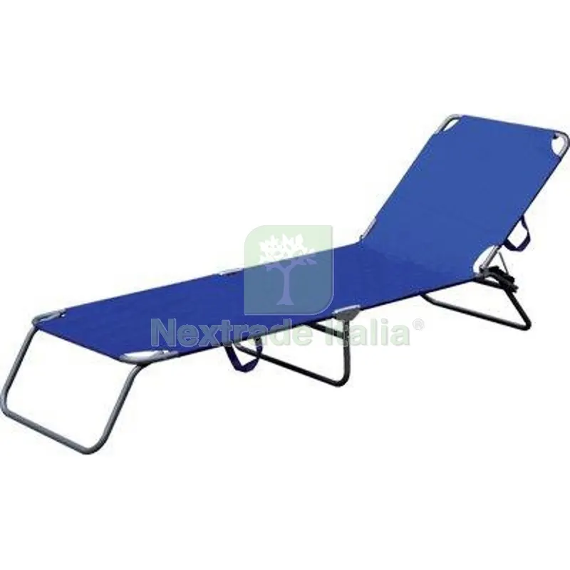 Lettino Sand Domus Acciaio/Poly Blu CM 58X190 H.CM 27 Colore Blu — Tempo libero outdoor — rif. FERX.VIR2613073 Lettino Sand Domus Acciaio/Poly Blu CM 58X190 H.CM 27 Colore Blu — Tempo libero outdoor — rif. FERX.VIR2613073