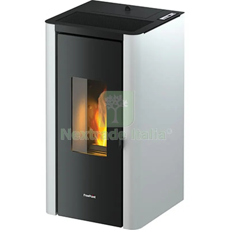 Stufa Pellet Indigo EVO 7 Freepoint Bianco KW 7 MM 465X455 H.MM 895 Colore Bianco — Stufe e camini — rif. FERX.VIR2632002 Stufa Pellet Indigo EVO 7 Freepoint Bianco KW 7 MM 465X455 H.MM 895 Colore Bianco — Stufe e camini — rif. FERX.VIR2632002