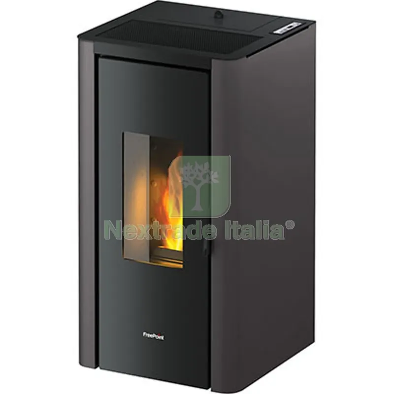 Stufa Pellet Indigo EVO 7 Freepoint Antracite KW 7 MM 465X455 H.MM 895 Colore Antracite — Stufe e camini — rif. FERX.VIR2632003 Stufa Pellet Indigo EVO 7 Freepoint Antracite KW 7 MM 465X455 H.MM 895 Colore Antracite — Stufe e camini — rif. FERX.VIR2632003