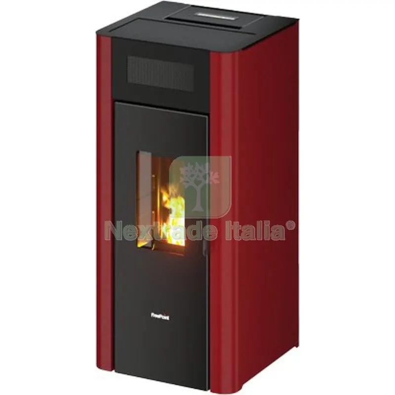 Stufa Pellet Amaranto 9 Freepoint Bordeaux KW 9 MM 477X457 H.MM 1001 — Stufe e camini — rif. FERX.VIR2632020