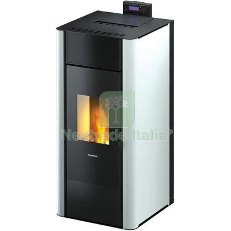 Termo Stufa Pellet Tesis 22 Idro Freepoint Bianco KW 22,8 MM 510,5X520 H.MM 1100 — Stufe e camini — rif. FERX.VIR2632031