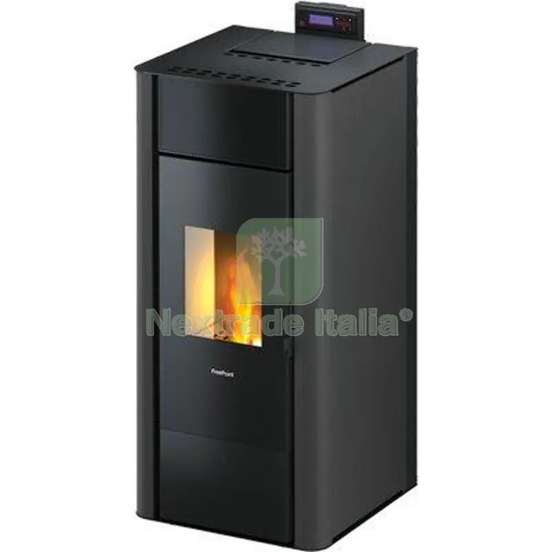 Termo Stufa Pellet Tesis 22 Idro Freepoint Antracite KW 22,8 MM 510,5X520 H.MM 1100 — Stufe e camini — rif. FERX.VIR2632032
