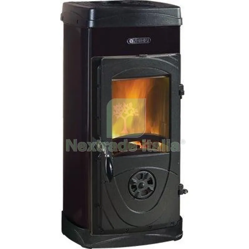 Stufa Legna Super Junior la Nordica Nero KW 5 MM 360X419 H.MM 771 — Raccordi in ghisa e figure — rif. FERX.VIR2632504