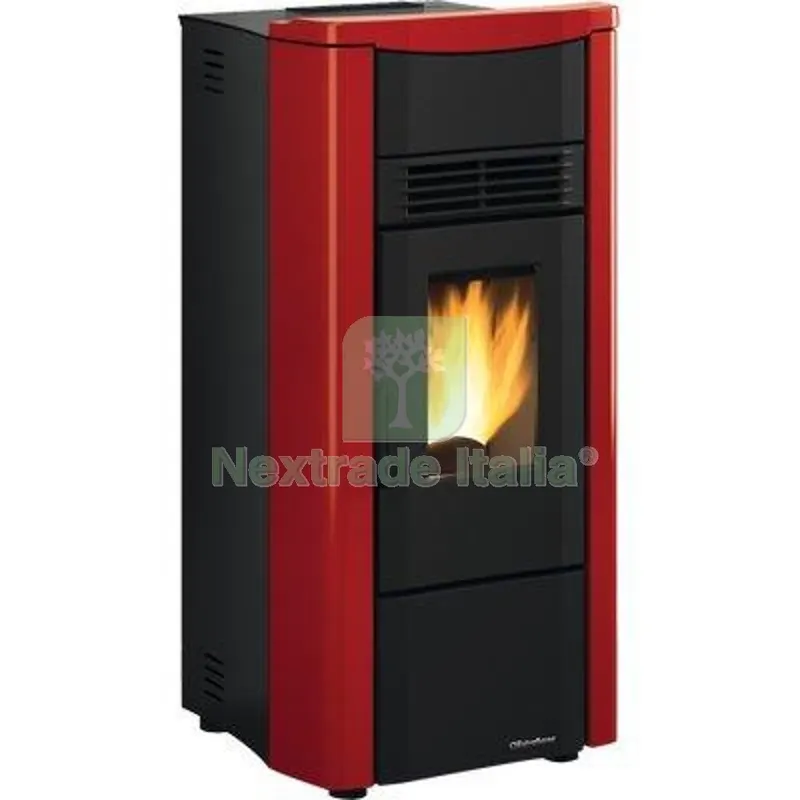 Stufa Pellet Giusy Plus EVO 2.0 Extraflame Bordeaux KW 7,5 Canalizzata MM 498X504 H.MM 1022 Colore Bordeaux — Stufe e camini — rif. FERX.VIR2632832