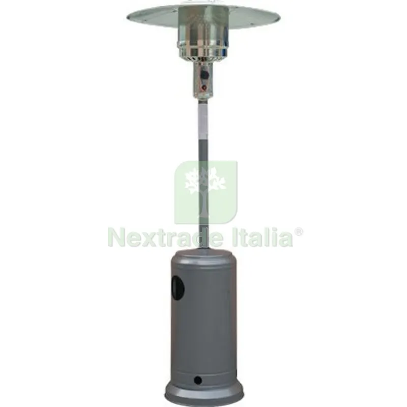 Stufa GAS GPL a Fungo + Ruote Flame Domus Grigio KW 5/13 — Tempo libero outdoor — rif. FERX.VIR2636650 Stufa GAS GPL a Fungo + Ruote Flame Domus Grigio KW 5/13 — Tempo libero outdoor — rif. FERX.VIR2636650