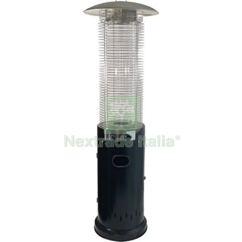 Stufa GAS GPL Round Patio + Ruote Flame Domus Nero KW 5/13 H.CM 180 — Tempo libero outdoor — rif. FERX.VIR2636670 Stufa GAS GPL Round Patio + Ruote Flame Domus Nero KW 5/13 H.CM 180 — Tempo libero outdoor — rif. FERX.VIR2636670