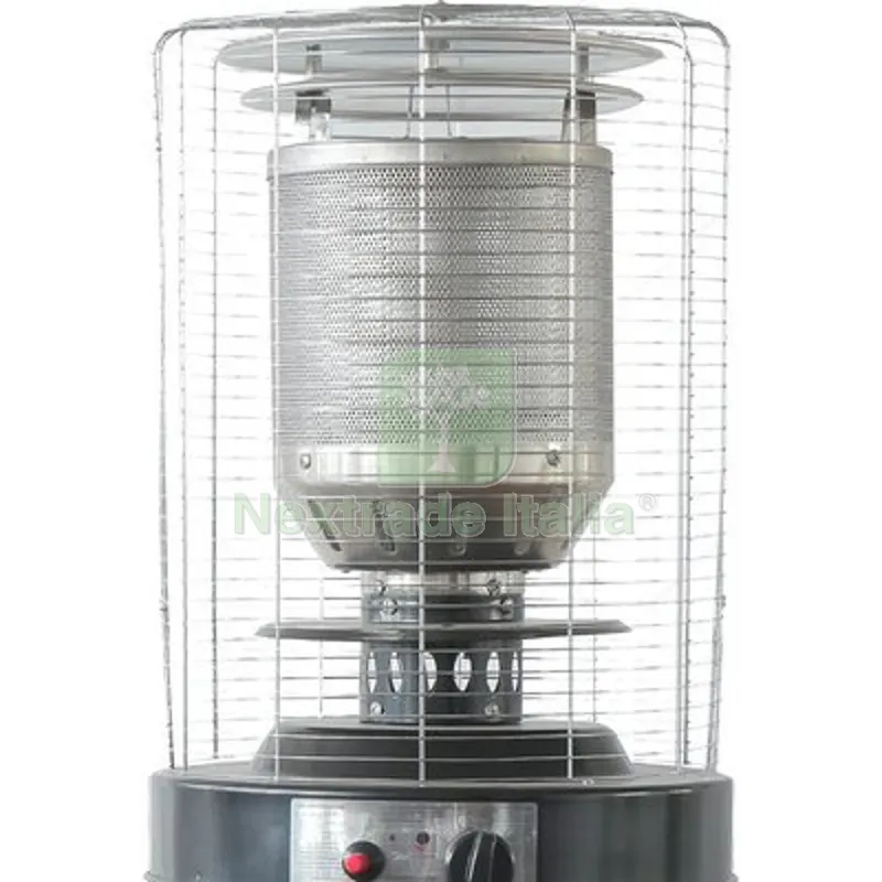 Bruciatore Stufa GAS GPL Short Round Patio Flame Nero KW 13 H.CM 136 — Tempo libero outdoor — rif. FERX.VIR2636681 Bruciatore Stufa GAS GPL Short Round Patio Flame Nero KW 13 H.CM 136 — Tempo libero outdoor — rif. FERX.VIR2636681