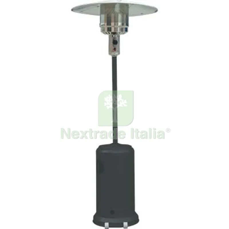 Stufa GAS GPL a Fungo + Ruote Domus Grigio KW 5/12 CM 46x221 Colore Grigio — Tubi e raccordi — rif. FERX.VIR2636993 Stufa GAS GPL a Fungo + Ruote Domus Grigio KW 5/12 CM 46x221 Colore Grigio — Tubi e raccordi — rif. FERX.VIR2636993