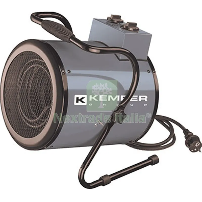 Generatore Aria Calda Elettrico 65310E Kemper Volt 230 KW 1,5/3,0 MC/H 400 CM 38X34 H.CM 38 CM 38x34x38 W 3000 — Pompe — rif. FERX.VIR2637074 Generatore Aria Calda Elettrico 65310E Kemper Volt 230 KW 1,5/3,0 MC/H 400 CM 38X34 H.CM 38 CM 38x34x38 W 3000 — Pompe — rif. FERX.VIR2637074