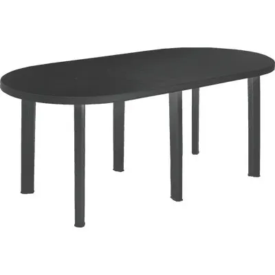 Tavolo 180 Progarden PP Antracite CM 180X90 H.CM 72 — Tempo libero outdoor — rif. FERX.VIR2637336 Tavolo 180 Progarden PP Antracite CM 180X90 H.CM 72 — Tempo libero outdoor — rif. FERX.VIR2637336