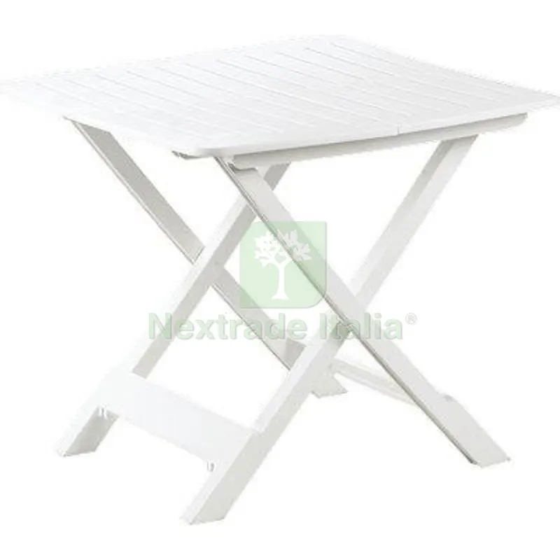 Tavolo Tevere Progarden PP Bianco CM 80X72 H.CM 70 CM 80x72x70 Colore Bianco — Tempo libero outdoor — rif. FERX.VIR2637339 Tavolo Tevere Progarden PP Bianco CM 80X72 H.CM 70 CM 80x72x70 Colore Bianco — Tempo libero outdoor — rif. FERX.VIR2637339