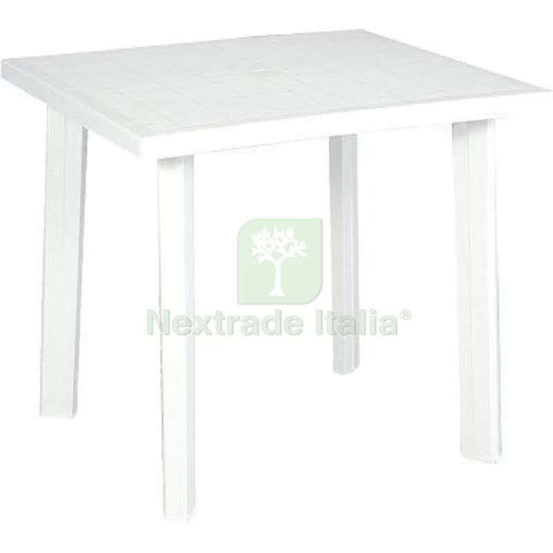 Tavolo Fiocco Progarden PP Bianco CM 80X75 H.CM 72 CM 80x75x72 Colore Bianco — Tempo libero outdoor — rif. FERX.VIR2637350
