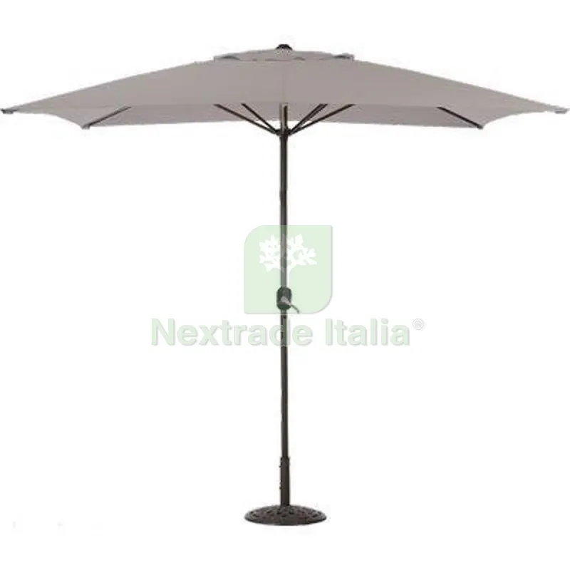Ombrellone Palo Centrale Classic Easy Domus Acciaio/Poly Tortora MM 48 MT 3 Colore Tortora — Tempo libero outdoor — rif. FERX.VIR2637474