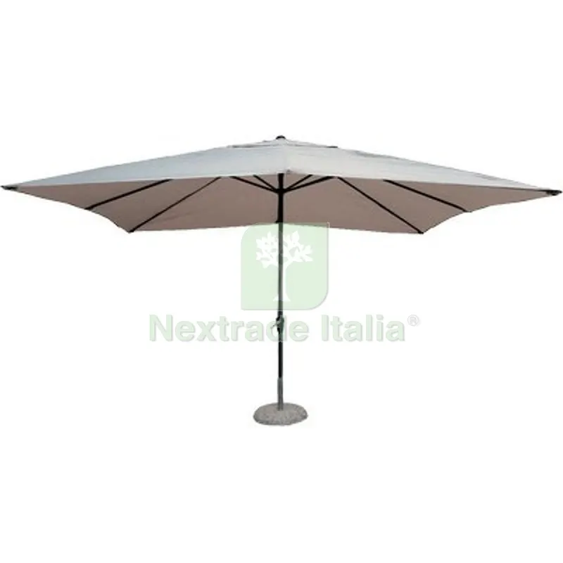 Ombrellone Palo Centrale Classic Alluminio/Poly Ecru MM 48 MT 3X3 — Tempo libero outdoor — rif. FERX.VIR2637499