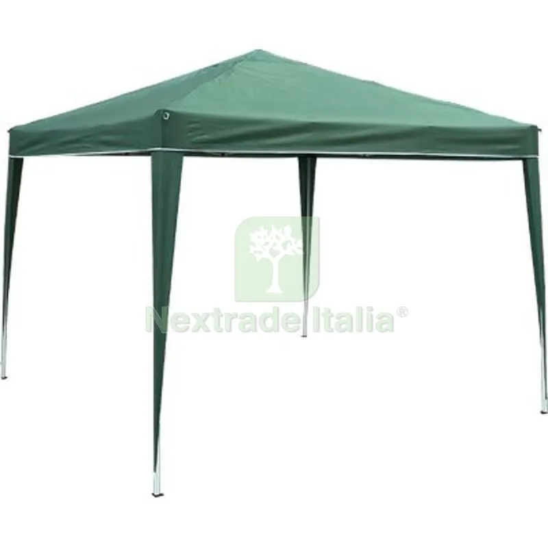 Gazebo Richiudibile Domus Acciaio/Poly Verde MT 3X3 Colore Verde MT 3x3x2,6 — Gazebo e strutture giardino — rif. FERX.VIR2637570 Gazebo Richiudibile Domus Acciaio/Poly Verde MT 3X3 Colore Verde MT 3x3x2,6 — Gazebo e strutture giardino — rif. FERX.VIR2637570