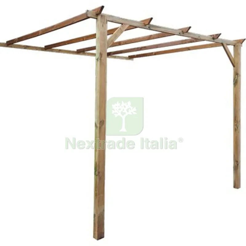 PERGOLA A MURO LEGNO EURO DOMUS PINO IMPREGNATO MT 2,8X3 H.MT 2,3 — Recinzioni in legno — rif. FERX.VIR2637588 PERGOLA A MURO LEGNO EURO DOMUS PINO IMPREGNATO MT 2,8X3 H.MT 2,3 — Recinzioni in legno — rif. FERX.VIR2637588